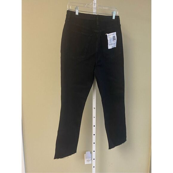 Triarchy NWT Ms. Hawn High Rise Crop Loose Skinny in True Black Size 31 - Picture 11 of 12